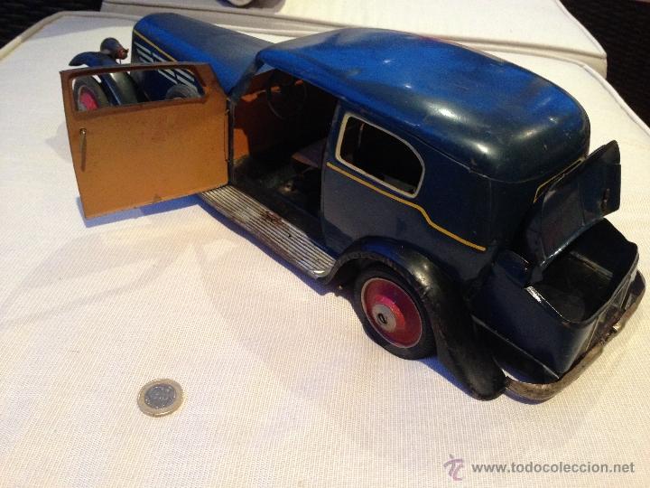 auto sedan de paya original 1934 - Buy Antique Spanish tin toys on