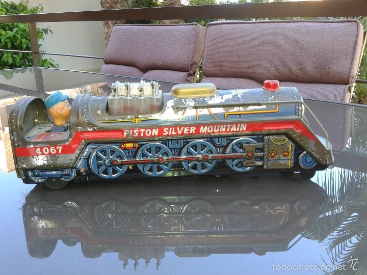Juguetes antiguos de hojalata: TREN PISTON SILVER MOUNTAIN ( FUNCIONANDO) - Foto 1