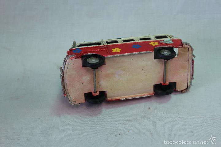 Juguetes antiguos de hojalata: autobus de hojalata - Foto 4