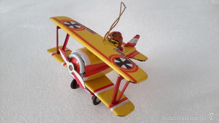 Juguetes antiguos de hojalata: AVI&Oacute;N HOJALATA - Foto 1
