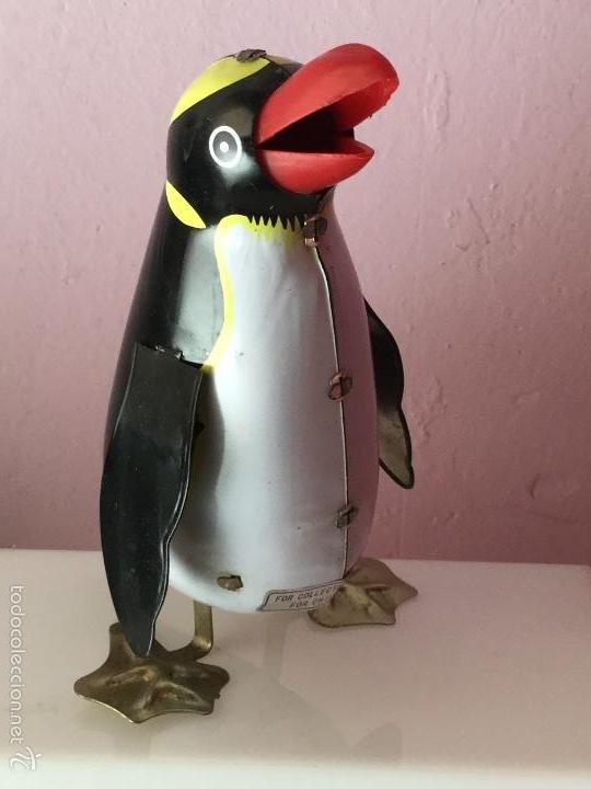 Juguetes antiguos de hojalata: Ping&uuml;ino. Hojalata. NUEVO - Foto 1