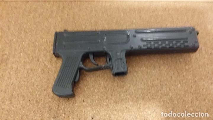Juguetes antiguos de hojalata: pistola de hojalata - Foto 2
