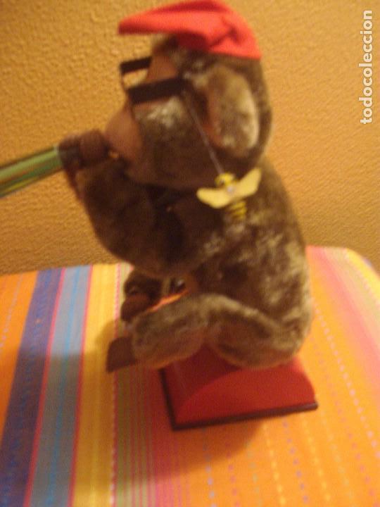 Juguetes antiguos de hojalata: ANTIGUO MONO MUSICAL - Foto 5