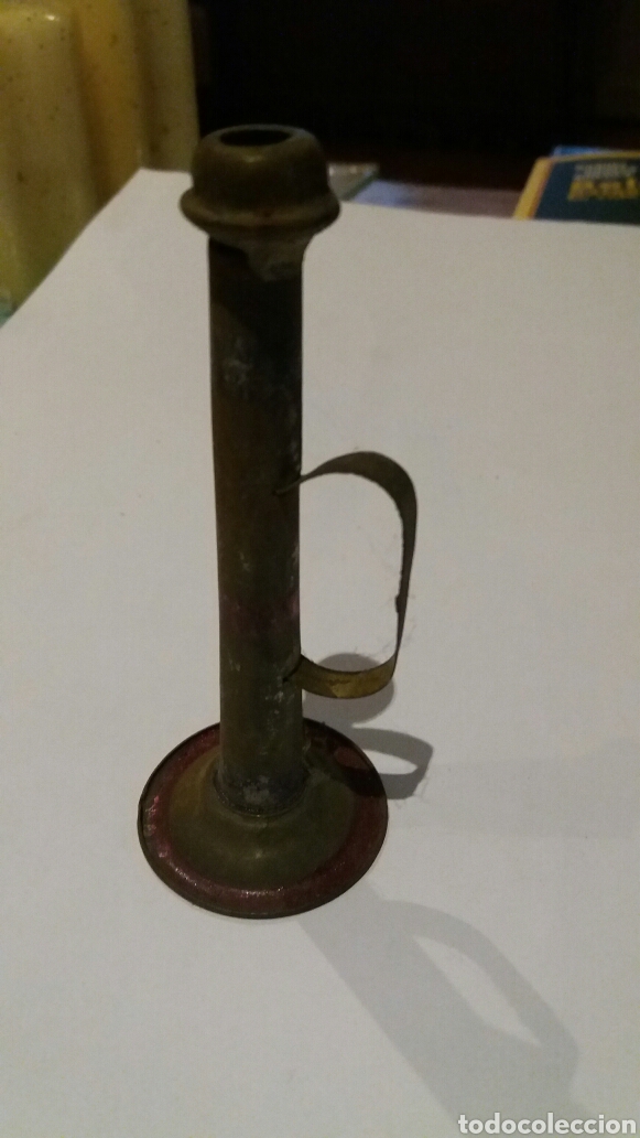 Juguetes antiguos de hojalata: Trompeta de hojalata - Foto 2