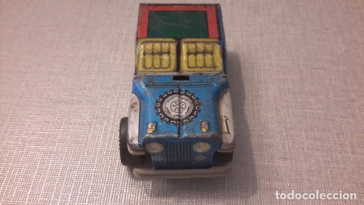 Juguetes antiguos de hojalata: ROM&Aacute;N JEEP - Foto 1