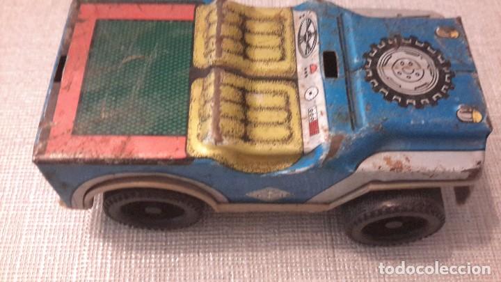 Juguetes antiguos de hojalata: ROM&Aacute;N JEEP - Foto 2