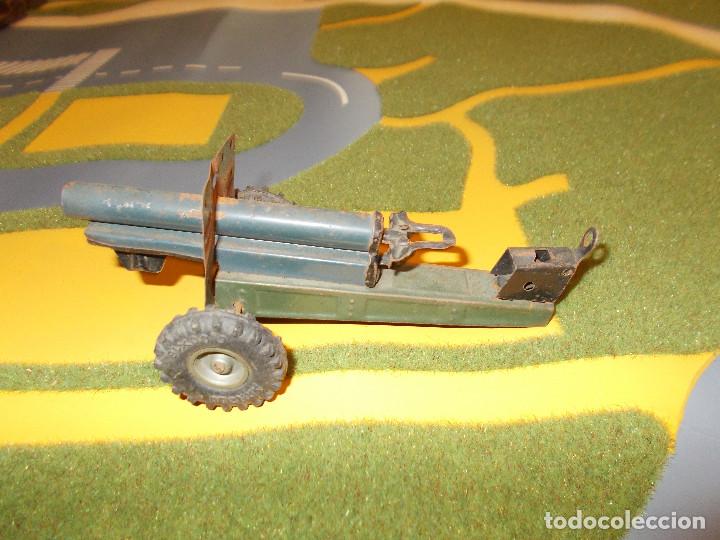 Juguetes antiguos de hojalata: antiguo ca&ntilde;on hojalata - Foto 1