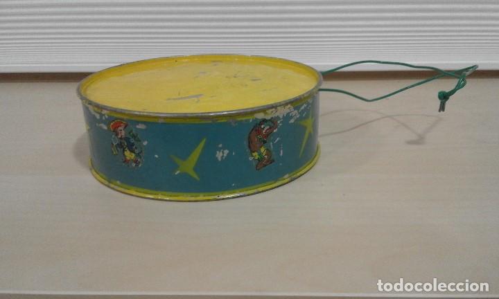 Juguetes antiguos de hojalata: TAMBOR DE HOJALATA - Foto 2
