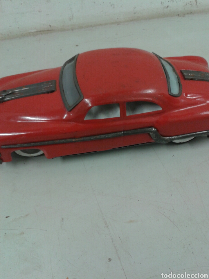 Juguetes antiguos de hojalata: COCHE CHAPA - Foto 3