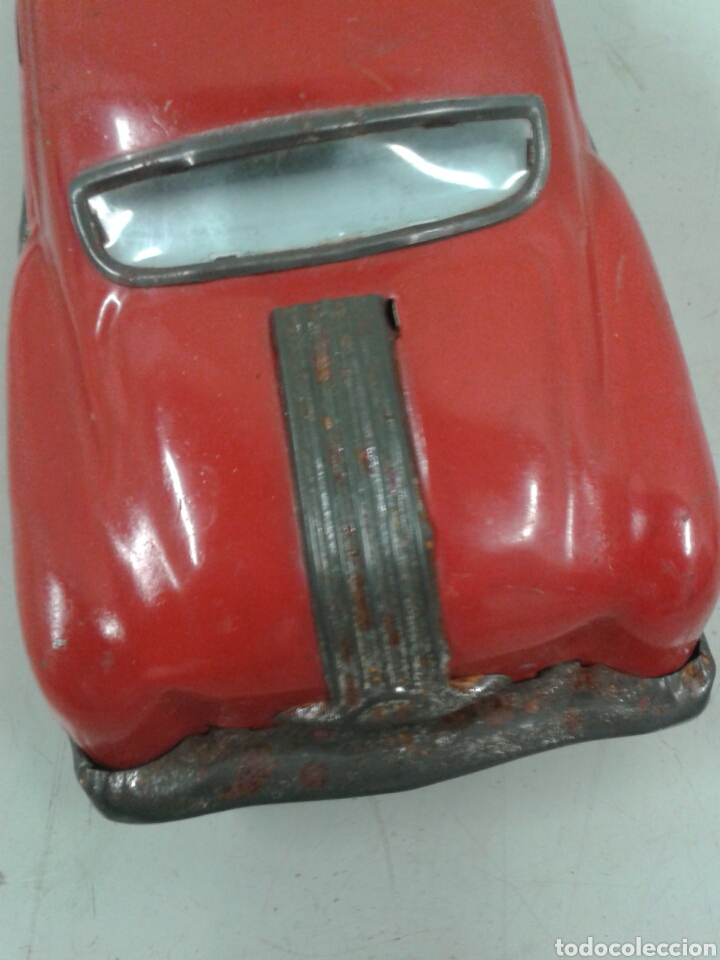 Juguetes antiguos de hojalata: COCHE CHAPA - Foto 4