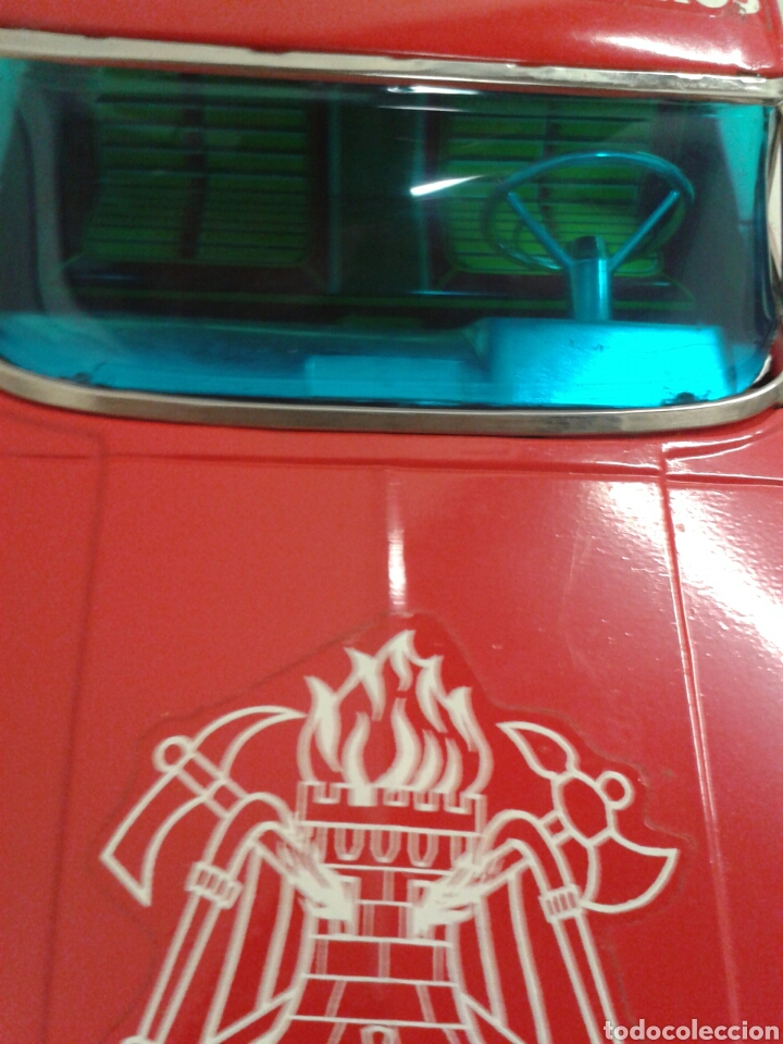 Juguetes antiguos de hojalata: COCHE BOMBEROS - Foto 3