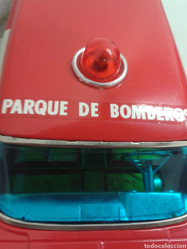 Juguetes antiguos de hojalata: COCHE BOMBEROS - Foto 5