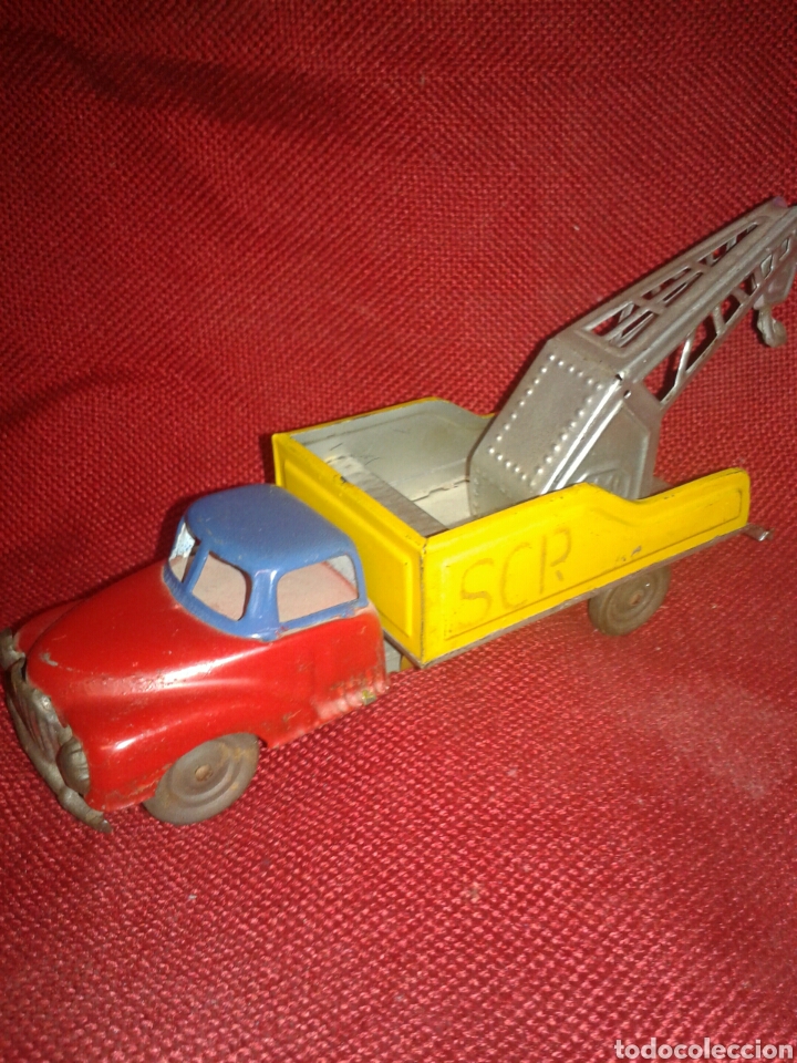 Juguetes antiguos de hojalata: ANTIGUO COCHE CHAPA - Foto 1