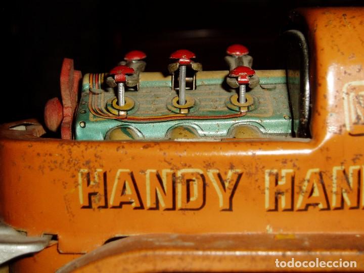Juguetes antiguos de hojalata: Bulldozer Handy Hank - Foto 7