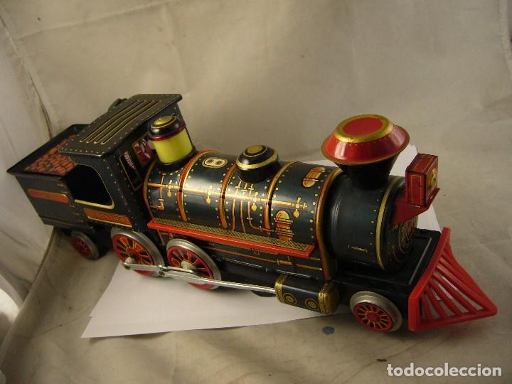 Juguetes antiguos de hojalata: LOCOMOTORA FRONTIER 3673 RARA - Foto 11