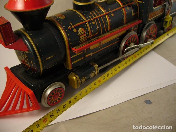 Juguetes antiguos de hojalata: LOCOMOTORA FRONTIER 3673 RARA - Foto 14