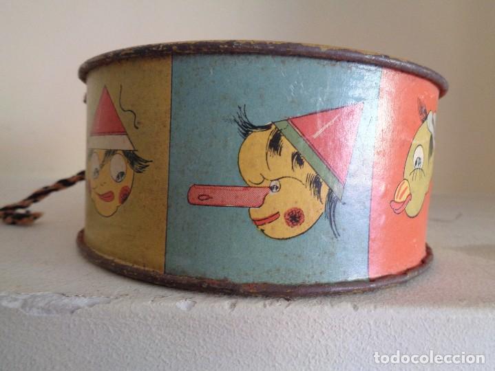 Juguetes antiguos de hojalata: TAMBOR - Foto 1
