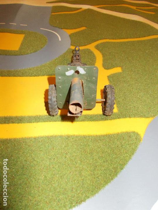 Juguetes antiguos de hojalata: antiguo ca&ntilde;on hojalata - Foto 3
