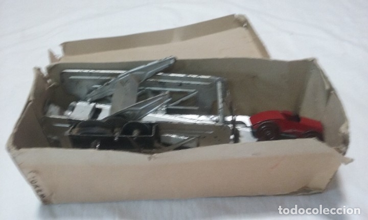 Juguetes antiguos de hojalata: Juego tobog&aacute;n de rico - Foto 2