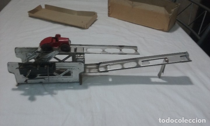 Juguetes antiguos de hojalata: Juego tobog&aacute;n de rico - Foto 4