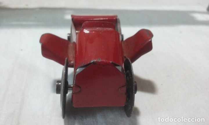 Juguetes antiguos de hojalata: Juego tobog&aacute;n de rico - Foto 7