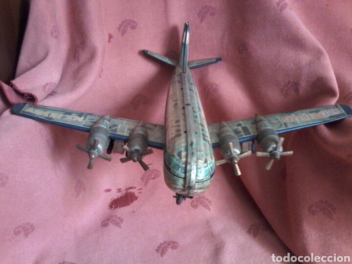 Juguetes antiguos de hojalata: Avion - Foto 1