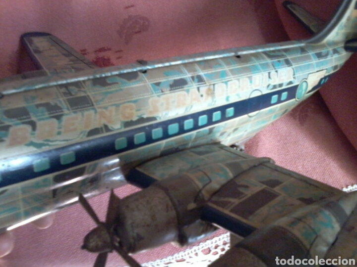 Juguetes antiguos de hojalata: Avion - Foto 6