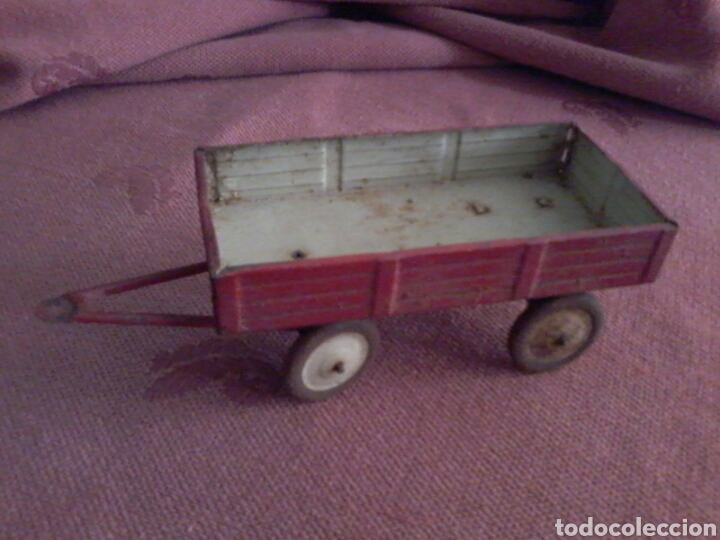 Juguetes antiguos de hojalata: Remolque. - Foto 1