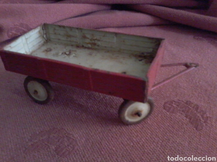 Juguetes antiguos de hojalata: Remolque. - Foto 4