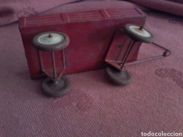 Juguetes antiguos de hojalata: Remolque. - Foto 5