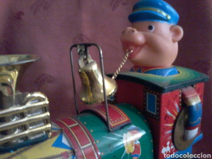 Juguetes antiguos de hojalata: Tren hojalata. - Foto 5