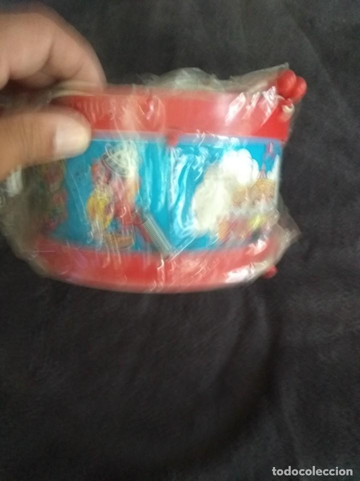 Juguetes antiguos de hojalata: Bonito tambor de chapa - Foto 3