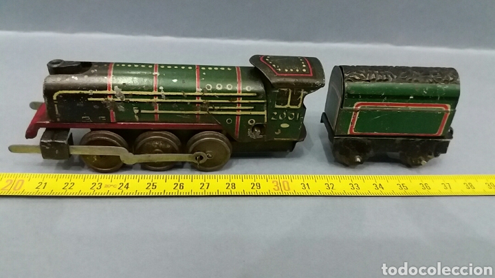 Juguetes antiguos de hojalata: TREN.CUERDA RICO - Foto 1