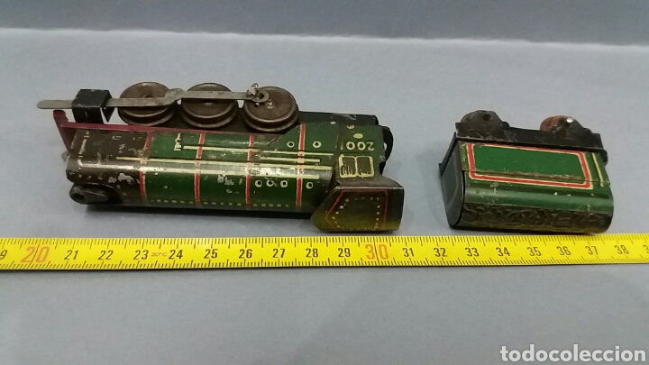 Juguetes antiguos de hojalata: TREN.CUERDA RICO - Foto 2