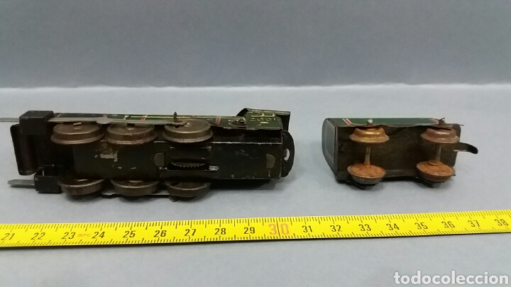 Juguetes antiguos de hojalata: TREN.CUERDA RICO - Foto 3