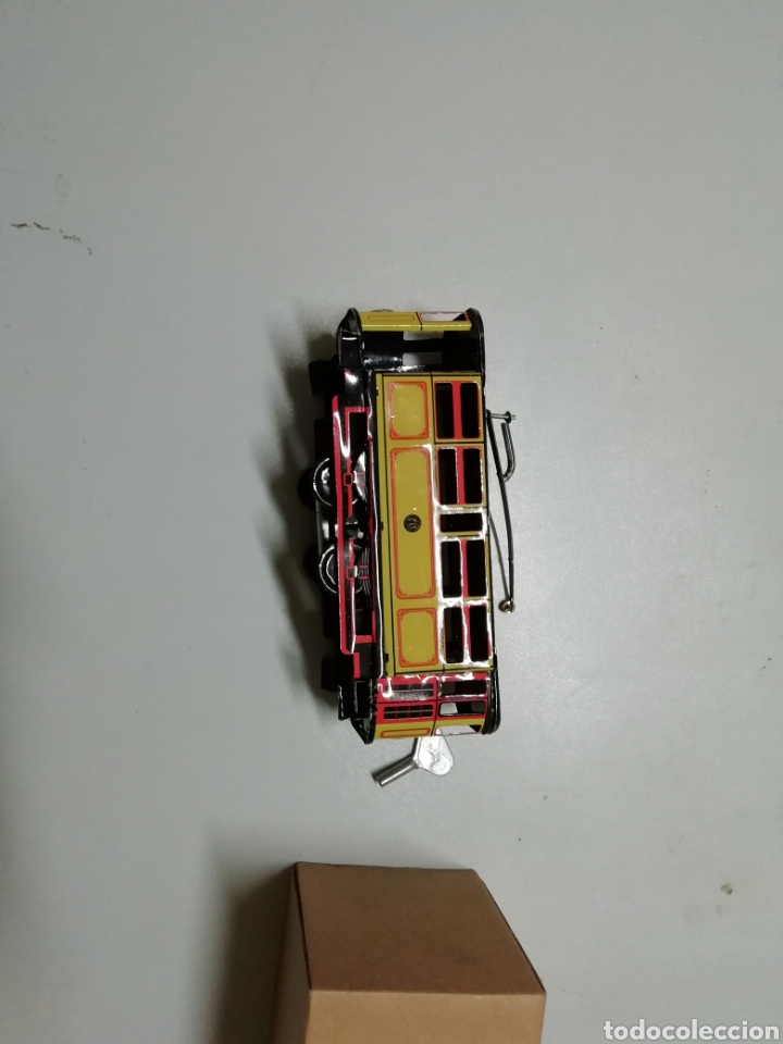 Juguetes antiguos de hojalata: Tranvia de hojalata - Foto 1