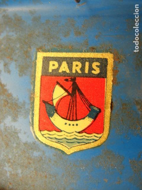 Juguetes antiguos de hojalata: JEEP DE HOJALATA PARIS - Foto 2