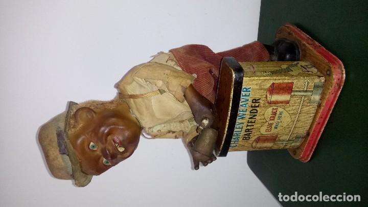 Juguetes antiguos de hojalata: CHARLEY WEAVER,  BARTENDER. - Foto 4