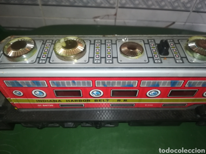 Juguetes antiguos de hojalata: Tren de chapa - Foto 2