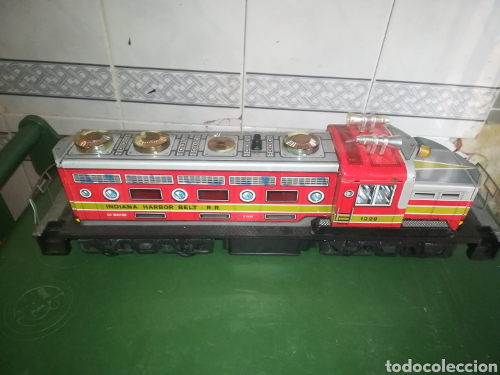 Juguetes antiguos de hojalata: Tren de chapa - Foto 1