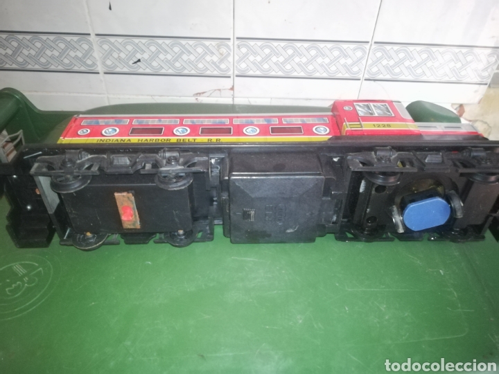 Juguetes antiguos de hojalata: Tren de chapa - Foto 4