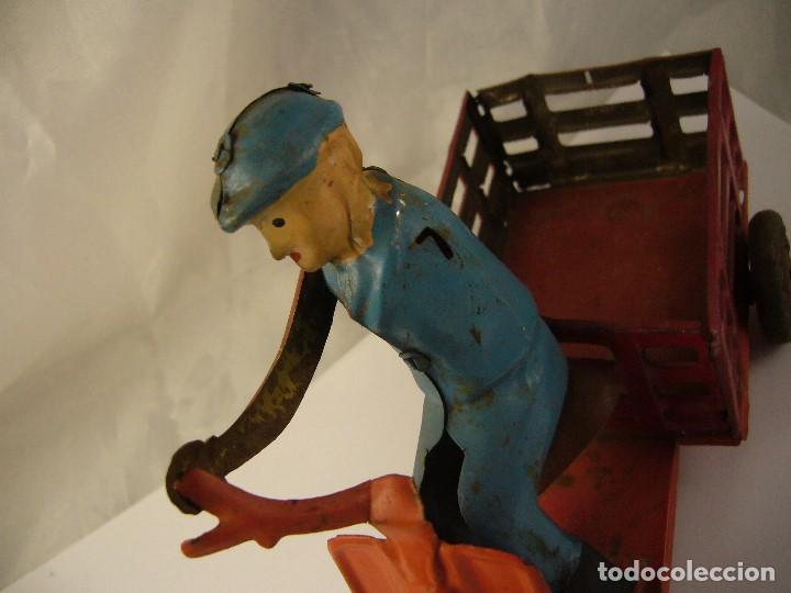Juguetes antiguos de hojalata: MOTO ANTIGUA - Foto 5