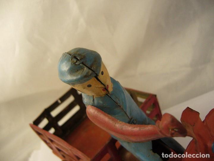Juguetes antiguos de hojalata: MOTO ANTIGUA - Foto 15