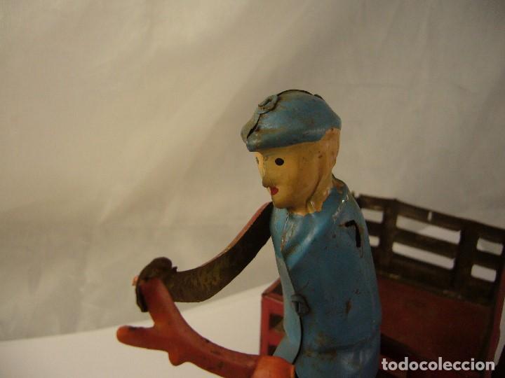 Juguetes antiguos de hojalata: MOTO ANTIGUA - Foto 16