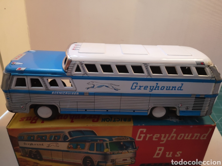 tin toy greyhound bus