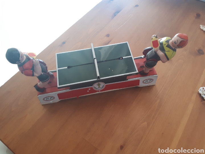 Juguetes antiguos de hojalata: Ping pong hojalata - Foto 2