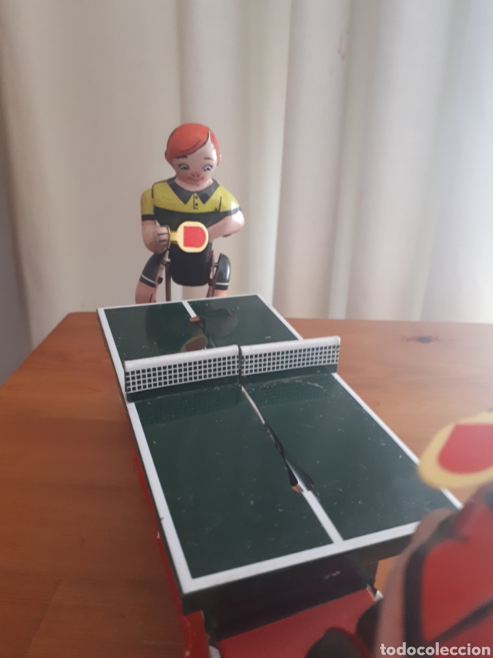 Juguetes antiguos de hojalata: Ping pong hojalata - Foto 3