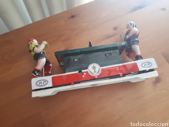 Juguetes antiguos de hojalata: Ping pong hojalata - Foto 4