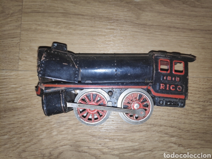 Juguetes antiguos de hojalata: TREN RICO ORIGINAL 1010 - Foto 2