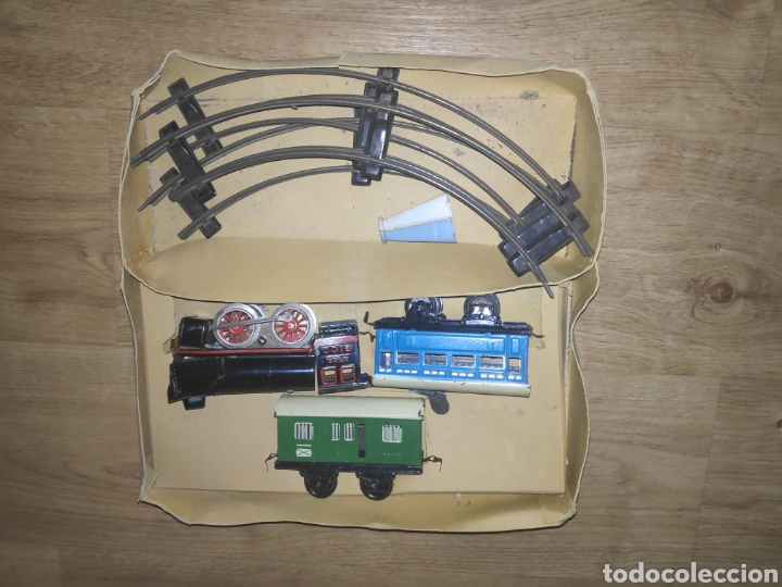 Juguetes antiguos de hojalata: TREN RICO ORIGINAL 1010 - Foto 3